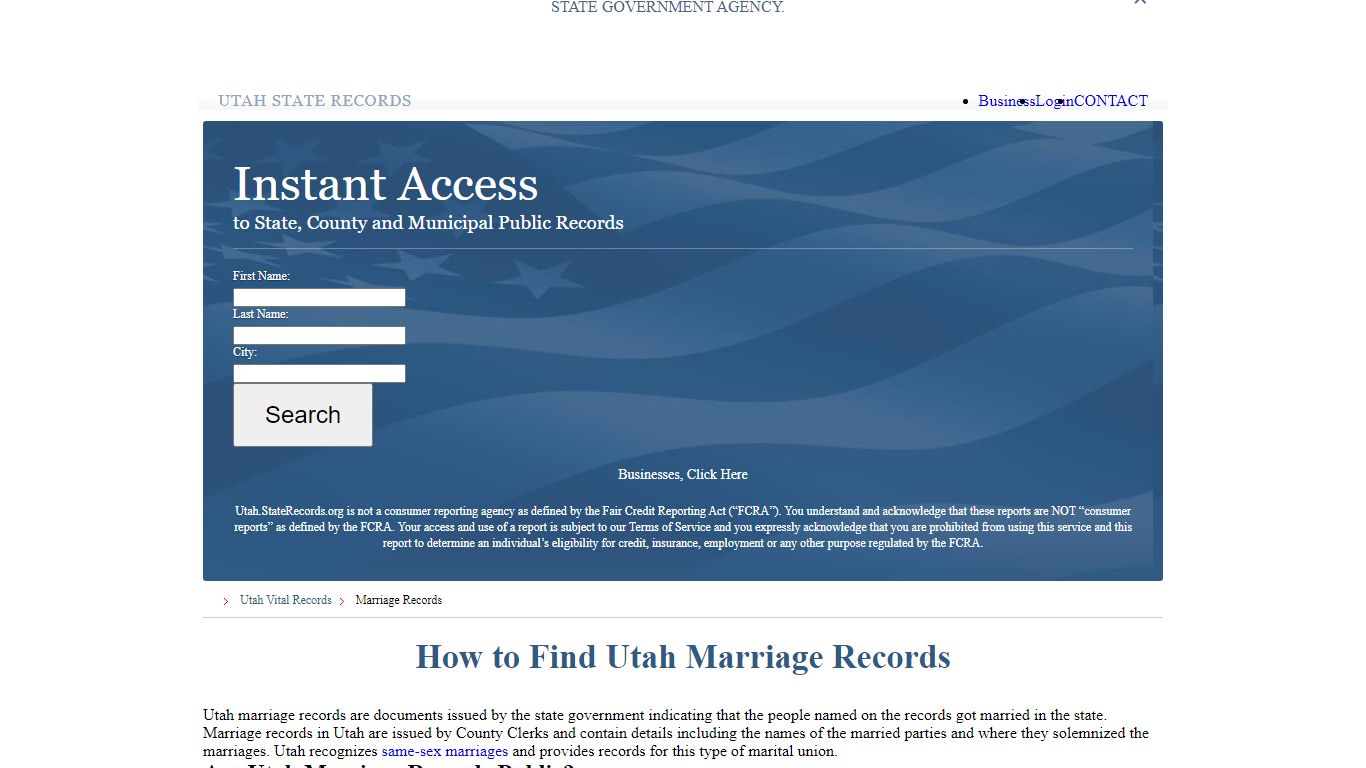 How to Find Utah Marriage Records